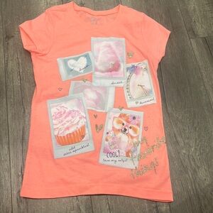 Polaroid coral shirt for girls!